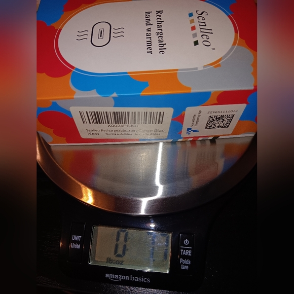 Senlleo Blue Rechargeable Hand Warmer New Without Tags - Picture 10 of 10